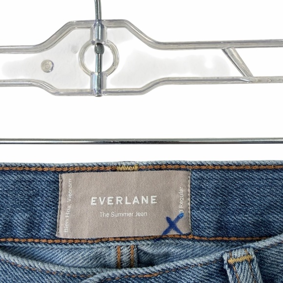 Everlane The Summer Jean Relaxed Fit Light Blue Women's Ankle Jeans Size 30 - Picture 7 of 11